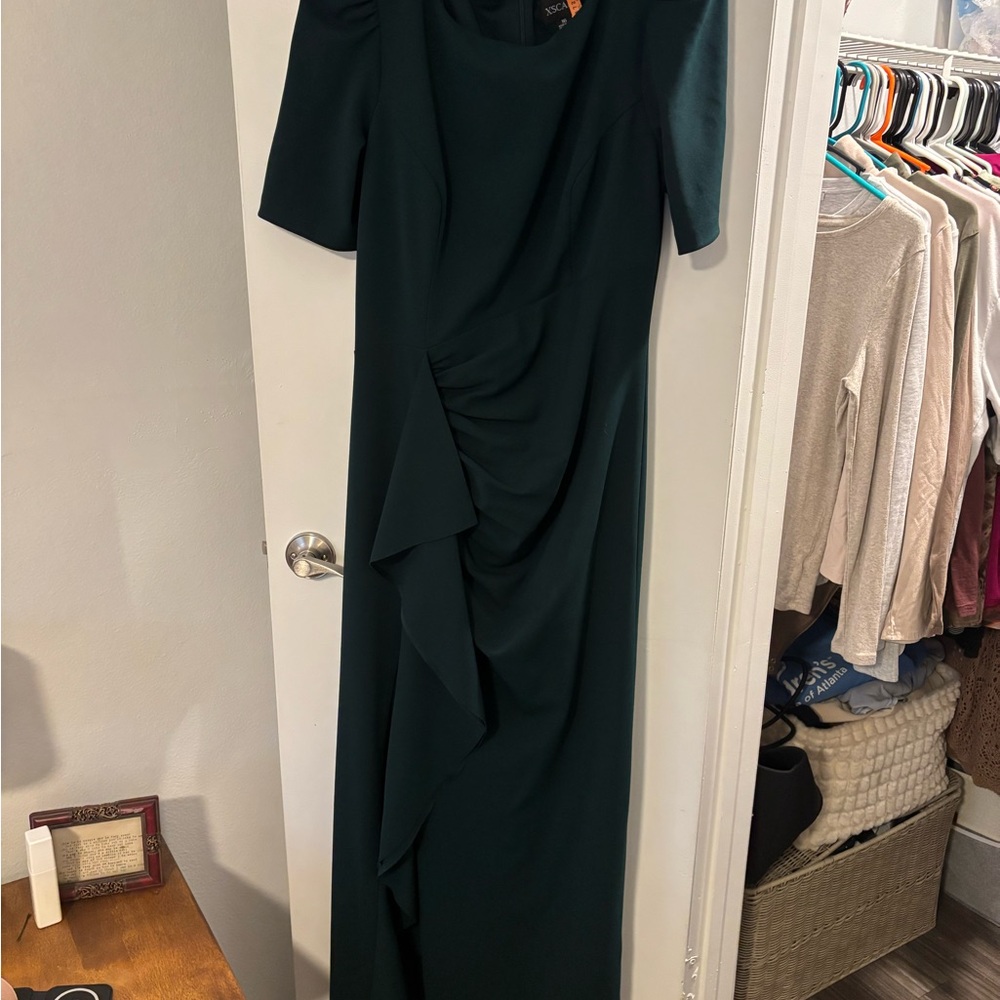 Elegant Dark Green Women's Dress